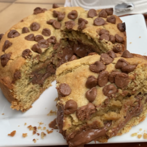 Torta cookie com ovomaltine - Lancheirinha