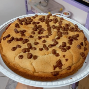 Torta cookie com ovomaltine - Grande