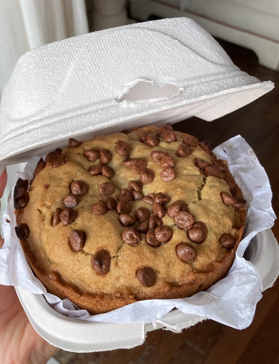 Torta cookie com brigadeiro - Lancheirinha