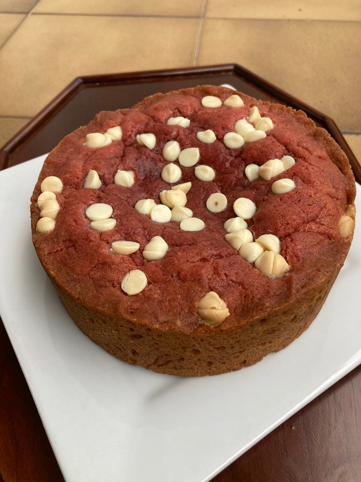 Torta cookie red velvet - Lancheirinha