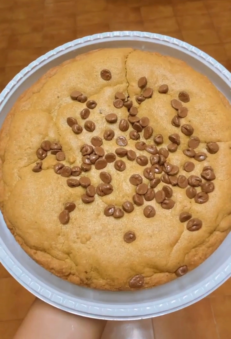 Torta cookie com brigadeiro - Grande